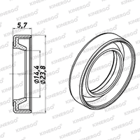 Joint d'étanchéité SLTO04 pour Aisin Warner General Motors Jatco / Nissan Toyota / Lexus 55-50SN; TB-65SN AF33 RE5F22A A960E/F; A140; A340H;