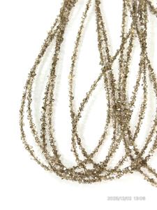 Cuentas de Cuarzo Herkimar con Recubrimiento de Diamante, Color Gris Claro Natural, Calidad AAA, Tamaño 2-3 mm - Product Image 4