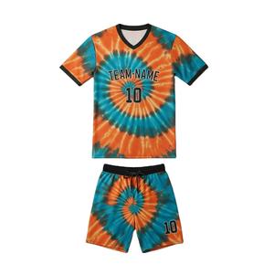 เสื้อฟุตบอลโพลีเอสเตอร์พิมพ์ลายโลโก้คุณภาพสูงตามสั่ง พิมพ์แบบรีดร้อน แขนสั้น ระบายอากาศได้ดี ป้องกันรังสียูวี ขั้นต่ำในการสั่งซื้อน้อย - Product Image 1