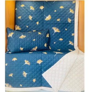 New Design Trendy 100% Organic Cotton GOTS Certificate Duvet <b>Cushion</b> <b>Covers</b> 3 Pieces Double Sided Quilts Bedding Set for Summer - Product Image 4