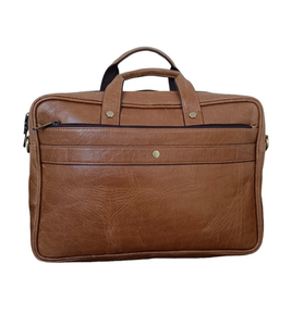 Personalized Leather Laptop Messenger <b>Briefcase</b> Men, Monogram Cross Body Computer Sling Gifts for Him Leather <b>Briefcase</b> Man - Product Image 1