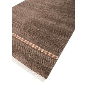Large Area Hand Knotted <b>Wool</b> Rugs Thyme Beige <b>Brown</b> Striped Abstract Pattern Rectangular Shape for Entryway Hallway Home-LCA-883 - Product Image 2