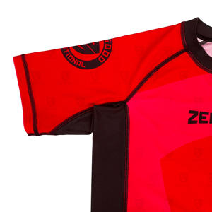 เสื้อรัดกล้ามเนื้อสำหรับผู้ชาย BJJ คุณภาพสูง ผลิตตามสั่ง ขายส่ง ผลิตจากโพลีเอสเตอร์ 100% แขนสั้น แห้งเร็ว ระบายอากาศได้ดี พิมพ์ลายตามสั่ง - Product Image 4