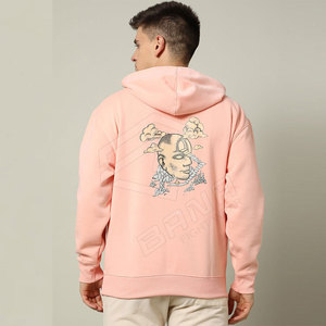 Sweats à capuche pour hommes couleur unie vierge grande taille sweat à capuche thermique pour hommes fabriqué au Pakistan - Product Image 2