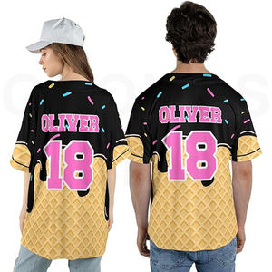 Everyday Active Wear GLOVES City Baseball Jersey Colorful Versatile Design Suitable for <b>Light</b> Workouts Baseball Jersey - Product Image 2