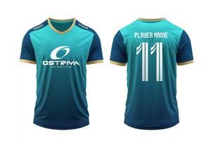 เสื้อฟุตบอลผู้ใหญ่ พิมพ์ลายด้วยความร้อน ดีไซน์ล่าสุดปี 2026 สีพื้น - Product Image 4