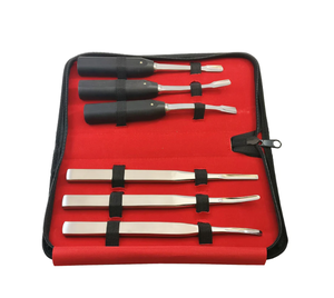 Instrumental Quirúrgico para Odontología, Juego de 6 Elevadores Manuales para Extracción Dental, Pinzas Dentales, Instrumental Quirúrgico de Acero Inoxidable Alemán - Product Image 1