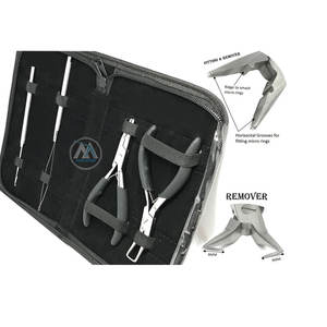 5 Inch <b>Hair</b> Extension Remover Pliers with Double Spring and Soft Foam <b>Grip</b> Handle for Smooth Bead Removal - Product Image 4