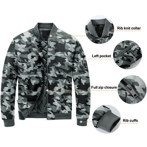 High Quality Streetwear Plus Size Custom Embroidered Windbreaker Camouflage <b>Jacket</b> Men's Casual Spring <b>Zip</b> <b>Up</b> <b>Jacket</b> For Men - Product Image 5