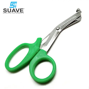 Meilleur Prix Bonne Qualité Bandage Chirurgical Poignée Verte EMT Trauma Ciseaux De Cisaillement Par SUAVE INSTRUMENTS SURGICAUX - Product Image 2
