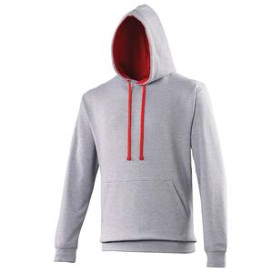 Sweat à capuche universitaire pour homme en molleton bouclette bleu et blanc, taille S, écologique, pour l'hiver, vente en gros - Product Image 1