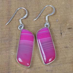 Women Fashion Jewelry Botswana Agate Gemstone <b>Earrings</b> 925 Solid Sterling <b>Silver</b> <b>Earrings</b> for Women Girls <b>Dangle</b> <b>Silver</b> <b>Earrings</b> - Product Image 2