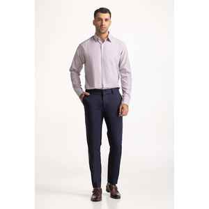 Camisa de Vestir y Casual a Rayas para Hombre, 100% Algodón, Antiarrugas, Popelina y Chambray MN-FS-YD24-133 - Product Image 2