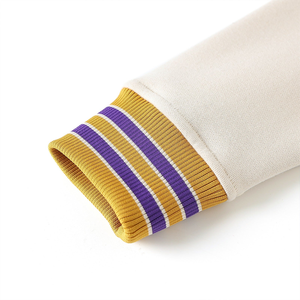 Chaqueta Universitaria Griega para Mujer 2026, Nueva, de Felpa y Cuero, con Logotipo Bordado en Chenilla, Acolchada, Corta, Térmica para Invierno - Product Image 4