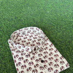 Camisas de Hombre con Botones, Camisas de Manga Larga, Moda de Verano, Camisa Informal Estampada de Algodón, Camisa Estampada a Mano para Hombre a Precio de Fábrica - Product Image 1