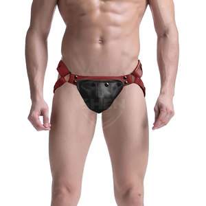 Unique Style Lightweight Durable Leather <b>Jockstrap</b> Featuring Flexible Side Straps And Premium Soft Leather <b>Jockstrap</b> - Product Image 5