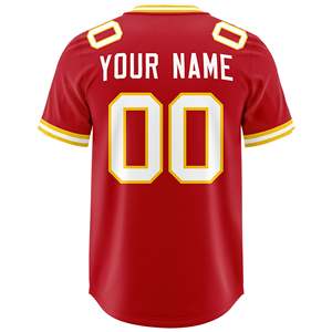 Maillot de football américain pour jeunes hommes et femmes personnalisé Design cousu à manches courtes Plus Size Option Team Name Number - Product Image 2
