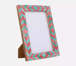 Marco de espejo Hueso/cuerno/madera Último diseño Fabricación India Estándar Hogar - Product Image 2