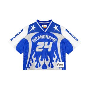 Maillot de basket-ball unisexe de haute qualité en maille confortable à manches courtes imprimé Technics prix de gros taille pour hommes et femmes - Product Image 4