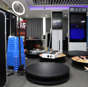 บูธถ่ายภาพหมุนได้ 360 องศาแบบพกพา MWE ขายดี สำหรับงานแต่งงานและงานเลี้ยงครอบครัว บูธถ่ายวิดีโออัตโนมัติ รุ่น CD ขนาด 57/68/80/100 ซม. - Product Image 2