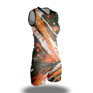 ชุดเครื่องแบบนักวิ่งมืออาชีพชุดกีฬาแบบแห้งเร็วออกแบบได้ตามต้องการชื่อและตัวเลข - Product Image 2