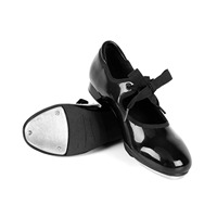 Sepatu Balet Anak Perempuan dan Laki-laki Grosir OEM Murah Berkualitas Premium Profesional untuk Penari, Dapat Disesuaikan, Tali Mudah Dipakai, Kulit Paten Berbulu