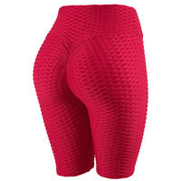Venta al por mayor de mujeres Scrunch Fitness Gym Yoga Shorts Push Up de cintura alta sin costuras pantalones cortos de entrenamiento de las mujeres