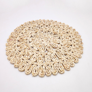 Jacinto de agua marrón claro tejido a mano, decoración de mesa de ratán, fuente Natural personalizable, artesanías de mimbre, cesta de almacenamiento de Vietnam - Product Image 6