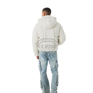 Veste matelassée pour homme de haute qualité OEM, design personnalisé, légère, en nylon et polyester, veste d'hiver à bulles, veste matelassée pour homme - Product Image 2