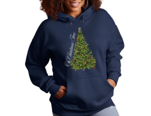 Giáng sinh vui vẻ nặng lông cừu Unisex Hockey hoodie với thương hiệu tùy chỉnh nhãn & logo màu xám bạc - Product Image 5