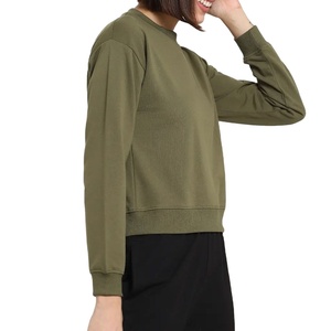 Sweat-shirts pour femmes sur mesure respirants en coton, coupe ajustée, personnalisables, meilleur fournisseur en gros 2026 - Product Image 4