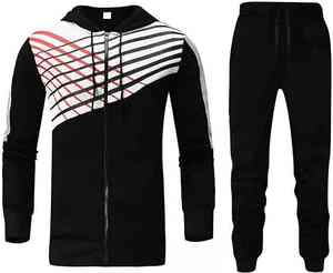 Unisex High Quality Nylon Jogging Suit Waterproof Zip Windbreaker <b>2</b> Piece Gym Fitness Set Mens Tracksuit for winter <b>season</b> - Product Image 1