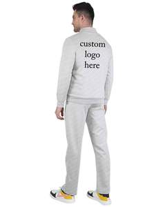 Vente en gros de survêtements de fitness avec logo personnalisé, jogging, ensembles de sport deux pièces pour hommes, vêtements de sport, survêtements pour hommes - Product Image 5