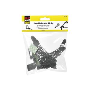 Easy Work - Paquete de 12 Clips Ajustables para Cables, Soportes para Cables Duraderos y Prácticos - Product Image 2