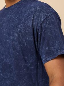 Séchage rapide poids lourd lavage à l'acide t-shirts et ensemble court surdimensionné Boxy Fit 100% coton en gros décontracté été Shorts ensemble pour hommes - Product Image 4