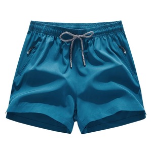 Pantalones cortos informales de lana de hielo caliente para hombres Gimnasio Deportes Playa Correr Suelto Ligero Transpirable Ecológico Secado rápido Color sólido - Product Image 4