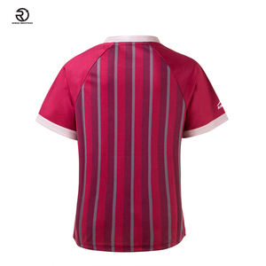 Camiseta de fútbol de moda fabricante camiseta de fútbol roja y blanca - Product Image 3
