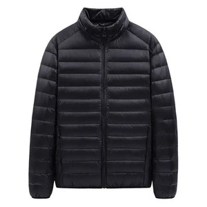 2025 Men's <b>Puffer</b> <b>Jacket</b> Winter Waterproof Casual Plain Bubble Design Windproof Stand Collar Front Logo XS <b>Cheap</b> Price - Product Image 4