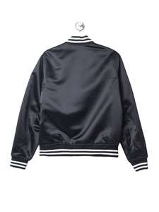 Blouson bombardier pour hommes avec logo brodé en satin de qualité supérieure en polyester brillant pour hommes Blouson de baseball Letterman Vêtements d'extérieur pour hommes USA - Product Image 2