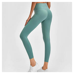 Nouveau gros personnalisé côtelé Yoga Legging vêtements de sport de sport femmes vêtements d'entraînement vêtements de fitness sport actif Legging - Product Image 4