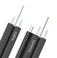 Kabel Drop FTTH DEKAM 1/2/4 Core G657A1 SM Fiber Optik untuk Jaringan Filipina