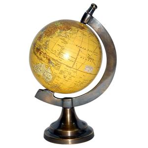 High Quality Aluminium Armillary <b>Globe</b> With Metal Base Decorative Desktop Metal <b>Globe</b> With Indian Handicraft Item Home Decor - Product Image 4