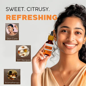 Orange Oil for Aromatherapy 100% Pure Essential Oil for <b>Diffusers</b> Fragrance Customizable Packaging Massage Oil Body Care Bulk - Product Image 3