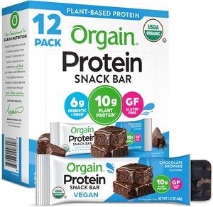 Orgain Organic Vegan Protein Bars, Chocolate Brownie 1.41 Oz (Pack of 12) - Product Image 4