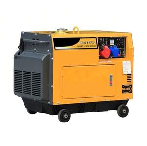Generador Diésel Silencioso de 5kw, 12kva, 10kw, 8kw, 6kw, 50/60hz, 1/3 Diésel, 10Kva, para Plantas de Energía Eléctrica de Reserva, Venta Directa de Fábrica - Product Image 1