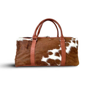2025 personnalisé 100% cuir de vachette sac de sport léger décontracté Weekender Sport sac fermeture éclair Design Unique nouvelle couleur personnalisée en vrac - Product Image 1