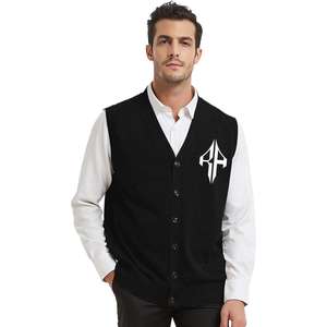 <b>Men's</b> Sweater 100% Polyester <b>Knitted</b> Sweater Breathable Solid Pattern Winter Wear OEM Service by ATLANTIC - Product Image 5