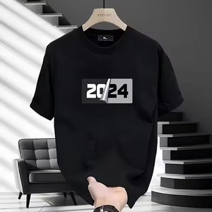 Premium hombres o-cuello camisetas Casual sólido algodón Hip Hop moda al por mayor en blanco de gran tamaño Downshoulder Camiseta de punto - Product Image 1