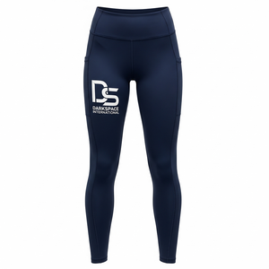 Legging de sport à haute compression pour femmes Pantalon de vêtements de sport avec logo personnalisé de couleurs unies Legging en spandex/nylon - Product Image 6