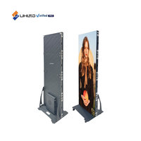 UHLED Écran d'affichage pour affiche LED d'intérieur P1.25mm 640*1920mm Écran d'affichage pour affiche publicitaire pliable pour centre commercial